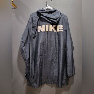 Men's Nike Anorak Sportswear Weather Resistant Hooded Jacket Sz L Black